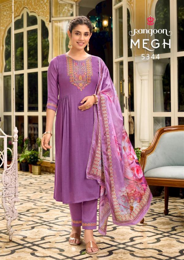 Rangoon Megh Viscose Kurti Bottom With Dupatta Collection